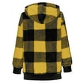 thumbnail image 4 of Neewe Women's Plaid Sherpa Pullover Winter Jacket Women Long Sleeve Sweatshirt Cozy Hoodies S-XXL, 4 of 7