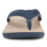 Vionic Women's Tide 2.0 Post Sandals Dark Denim Suede - J7545L1400