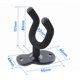 thumbnail image 4 of 4X Guitar Wall Mount Hanger Stands Holders Hooks Home Studio Guitar Keeper Guitar Acoustic Electric Bass Ukulele, 4 of 5