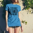thumbnail image 2 of Straight Outta Carolina - Carolina Football T Shirt - 2X-Large - Heather Sapphire, 2 of 6