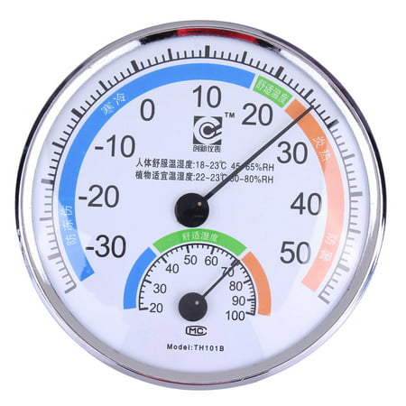Hygrometer & Thermometer Indoor Outdoor Room Thermometer Wet Humidity Thermometer Weather