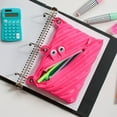 thumbnail image 4 of ZIPIT Monster Pencil Case | 3-Ring Binder Pencil Pouch (Pink), 4 of 8