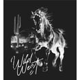 thumbnail image 5 of Wild West Adventure Adult Black Long Sleeve Hoodie-Medium, 5 of 6