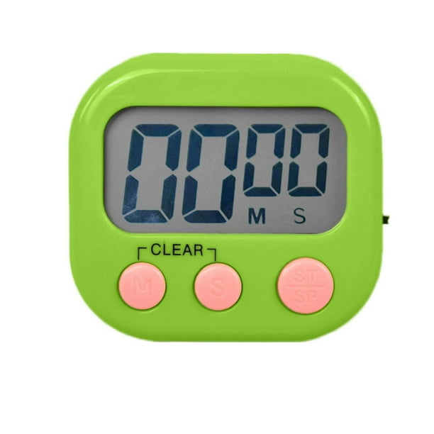 Temporizador digital de cocina con alarma, temporizadores para el aula para profesores y niños, temporizador de cuenta regresiva con encendido/apagado para cocinar, hornear, tareas, juegos y ejercicio