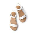thumbnail image 3 of Sandalia DREAM PAIRS plana con correa al tobillo y hebilla blanca, 3 of 6