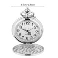 thumbnail image 1 of Relojes de Bolsillo, Colgante de collar de reloj de bolsillo liso analógico de cuarzo clásico de cadena reloj de bolsillo hombre Ecomeon  no, 1 of 5