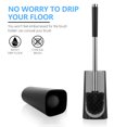 thumbnail image 3 of SetSail Toilet Brush, Compact Size Toilet Bowl Brush and Holder Toilet Brushes for Bathroom with Stainless Steel Handle Toilet Cleaner Brush with Durable Scrubbing Bristles, 2 Packs, 3 of 7