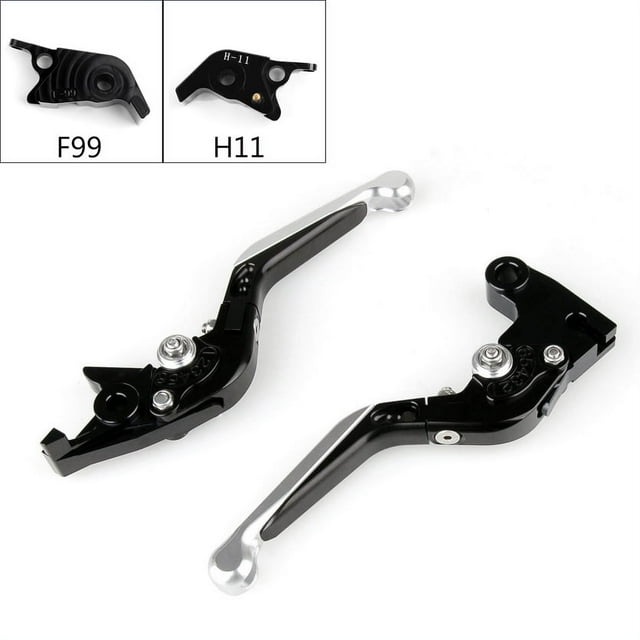 Adjustable Folding Extendable Brake Clutch Levers For Ducati 1299 Panigale 899 Silver