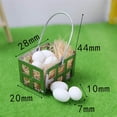 thumbnail image 4 of 1/12 Scale Dollhouse Egg Basket Pretend Toys Decorations, 4 of 8