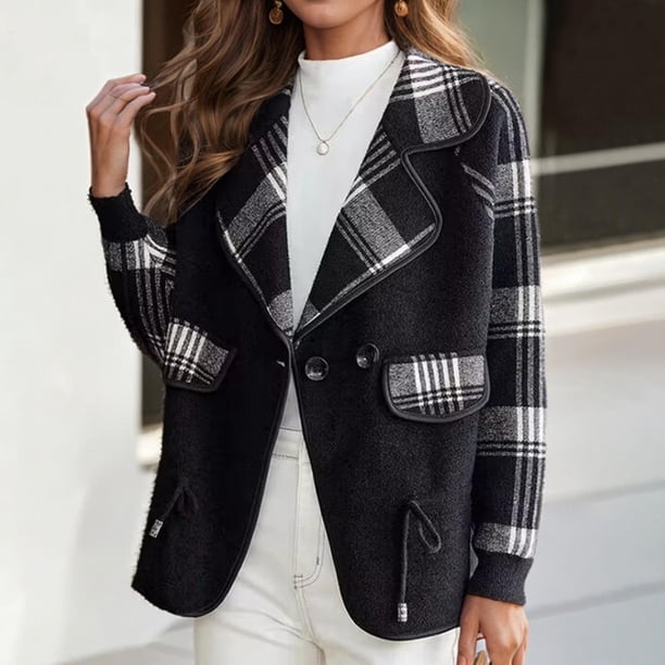 Cárdigan de punto de manga larga para mujer, chaqueta de punto, abrigo para mujer