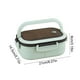 thumbnail image 3 of Uuiauoio Double-layer Adults Bento Lunch Box,Salad Container Salad Bowl,Leakproof Lunch Box Divided Food Meal Storage Containers Stackable 2 Layer for Picnic, 3 of 6
