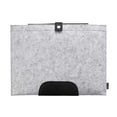 thumbnail image 1 of Carpetas de archivos de fieltro A4, organizador de papel portátil, soporte de fieltro, porta documentos, maletín, bolso extensible para oficina, material escolar, gris claro, 1 of 5