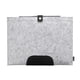 thumbnail image 1 of Carpetas de archivos de fieltro A4, organizador de papel portátil, soporte de fieltro, porta documentos, maletín, bolso extensible para oficina, material escolar, gris claro, 1 of 5