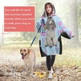 thumbnail image 4 of Wearable Oversized Blanket,Poodles Wearable Blanket Hoodie for Adults,Cozy Hooded Blankets with Super Pockets,Super Warm Fuzzy Pullover for Women & Men, 4 of 6
