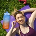 thumbnail image 7 of Leodye Water Bottle, Universal Fitness and Sports Water Bottle, Motivational Water Bottle with Times to Drink and Straw, 7 of 7