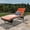 Multibrown, variant on Savana Outdoor Wicker Lounge with Orange Water Resistant Cushion, Multibrown