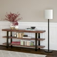 thumbnail image 7 of Henn&Hart 12" Blackened Bronze Metal/Fabric Floor Lamp, 7 of 7