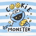 thumbnail image 5 of Sesame Street Toddler Boys' 2-Piece T-Shirt and Shorts Set Cookie Monster Stripe, 5 of 5
