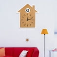 thumbnail image 4 of Nordic Style Modern ABS Cuckoo Clock, Report Clock, For Bedroom Home, 4 of 8