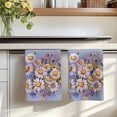 thumbnail image 7 of Watercolor Flowers Kitchen Towels Set of 4, Farmhouse Spring Botanical Daisy Plants Absorbent Dish Towels for Kitchen, Microfiber Hand Towel, Quick Drying Tea Towel for Cleaning Decorative Dishcloths, 7 of 7