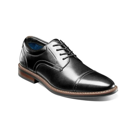 

Nunn Bush Centro Flex Cap Toe Oxford Leather Shoes Dressy Black 84984-001