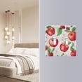 thumbnail image 4 of Yayeee Toggle Light Switch Wall Plate 2-Gang 4.56"x4.48" Decorative Outlet Cover, White Apple Pattern, 4 of 7