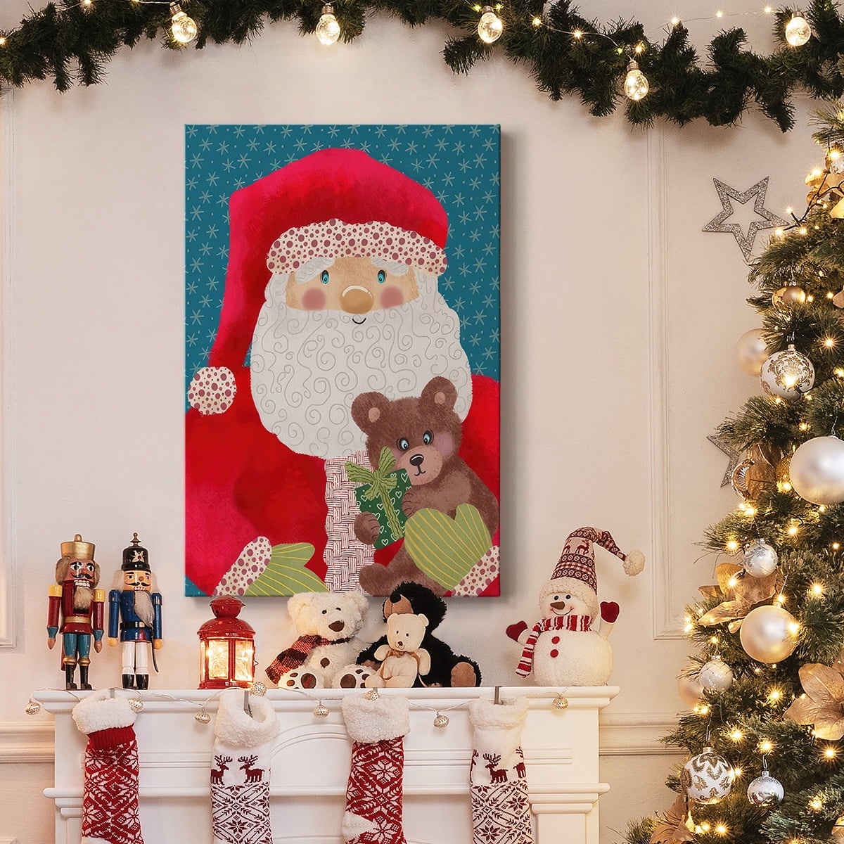 Santa Pack II- Gallery Wrapped Canvas