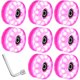 thumbnail image 2 of Ruedas Para Patines Con Luz Led, 8 Uds., 6 Ruedas Luminosas, Ruedas De Colores, Deslizantes, Sin Ruido, Accesorios Para Patines Vogacara OD017081-02, 2 of 6