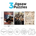 thumbnail image 2 of Harry Potter 500 Piece Jigsaw Puzzles | Set of 3 Puzzles, 2 of 7