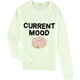 thumbnail image 2 of Sudadera Bow & Drape Current Mood para mujer, blanca, grande Bow & Drape Camisa de entrenamiento, 2 of 2