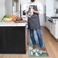 thumbnail image 6 of Faptoena Farmhouse Kitchen Rugs Set of 2, Daisy Kitchen Rugs and Mats Non Skid Washable, Farmhouse Kitchen Decor and Accessories,Country Daisy Runner Rugs (17"x47"+17"x30"), 6 of 7