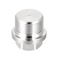 thumbnail image 3 of Uxcell M27 x 1.5 Male Outer Hex Head Plug 304 Stainless Steel Solid Thread 1.02" x 1.06"(L x Max.D), 3 of 3