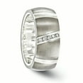thumbnail image 5 of Edward Mirell Titanium & Sterling Silver .10ctw Dia 10mm Ring, 5 of 7