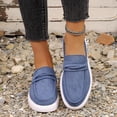 thumbnail image 6 of KIJBLAE Women's Solid Closed Toe Mule Flats, Slip On Trendy Comfortable Bohemian Casual Summer Shoes Blue 40, 6 of 9