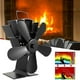 thumbnail image 5 of Ventilador de chimenea LIUXGMXG sin corrientes de aire 5 aspas funcionamiento silencioso para estufas de leña y chimeneas, 5 of 5