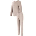 thumbnail image 5 of Arshienr Boys Thermal Underwear Set 2-Piece Base Layer Fleece Lined Long Johns Top Bottom Warm Set for Cold Weather, 5 of 6