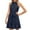 Navy, variant on IROINNID Fit&Flare Dress For Women Strapless Sleeveless ed Belted Comfortable Dress Round Neckline Solid Color Dress