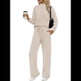 thumbnail image 1 of Conjuntos de 2 Piezas para Mujer, Sudadera, Ropa Informal de Viaje, Chándal de Pierna , Chándales Cómodos, Moda. Albaricoque S, 1 of 8