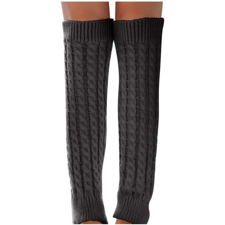 

Mart Womens Leg Warmers Long Socks for Daily Wear Lady Adult Leg Sets Pile Of Socks Autumn And Winter Keep Warm Wool Sock Knitting Foot Cover Female High Socks Thick