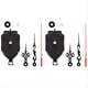 thumbnail image 1 of 2 Juegos de Kit de Movimiento de Reloj DIY Movimiento Oscilante con Manecillas Piezas de Reparación de Reloj de Cuarzo Piezas de Repuesto M, 1 of 5
