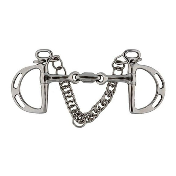 Jacks 20149-5-1-2 Elliptical Link Uxeter Kimberwick Bit - 5.50 in.