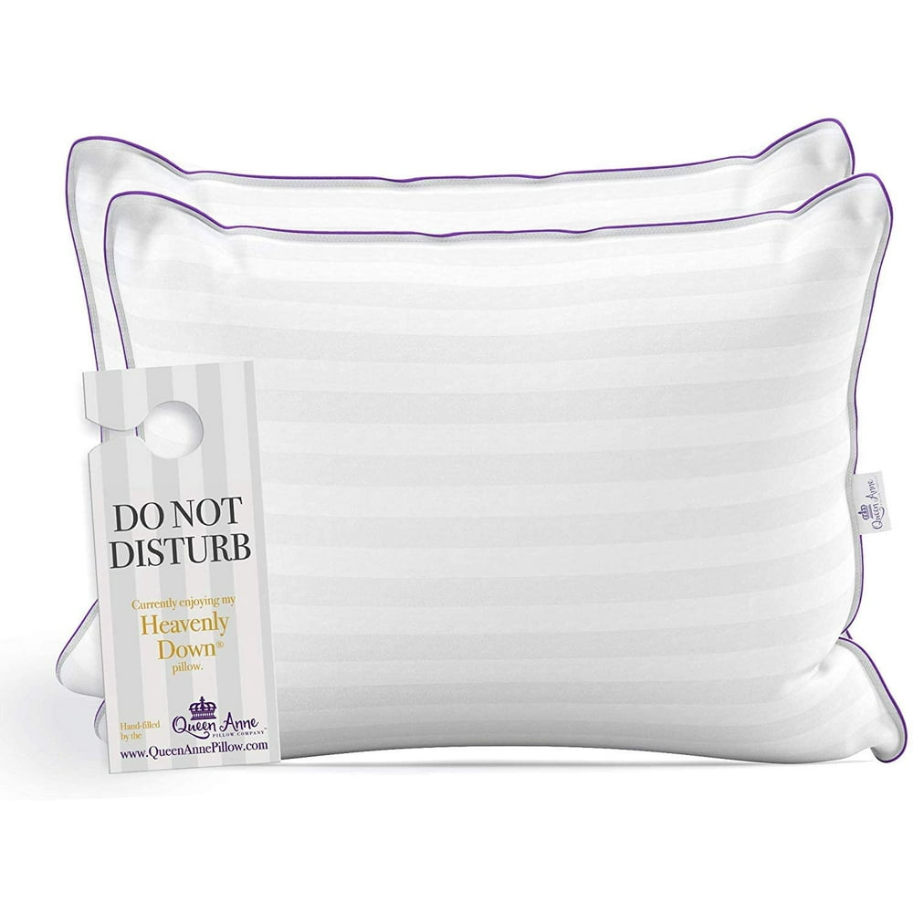 2 Pack Pillows Luxury Synthetic Down Hypoallergenic Pillow By Queen