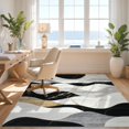 thumbnail image 3 of Design&I 6'x9' Washable Area Rug Oversized Skid-Resistant Floorcarpet Abstract Veining Contemporary Flow Accessories Moden for Living Room, Family Indoor, 3 of 7