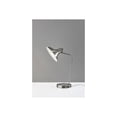 thumbnail image 2 of Simplee Adesso Cleo Desk Lamp, Brushed Steel, Electronic, Brushed Steel Shade, 2 of 7