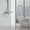 Silver, variant on Modern Shower Door Hardware Kit with Handle Hinges Glass Clamps for Bathroom Black
