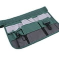 thumbnail image 3 of Gardening Tool Waist Bag Belt Heavy Duty Oxford Tool Apron with 7 Pockets of Different Sizes and Depth (Green), 3 of 8