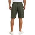 thumbnail image 3 of INSPIRE CHIC Men's Cotton Zipper Pockets Hiking Camping Cargo Shorts 36 Olive Green, 3 of 6