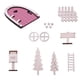 thumbnail image 2 of XWSHYW Decoraciones Navideñas Piezas de Mini Casa de Muñecas, Decoración Navideña, Escena Navideña En Miniatura, Juego de Casa de Muñecas Navideñas, 2 of 4