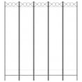 thumbnail image 3 of vidaXL 5-Panel Room Divider White 200x220 cm Fabric, 3 of 5