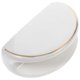 thumbnail image 2 of Ceramic Napkin Holder Golden Edging Napkin Rack Tabletop Napkin Dispenser, 2 of 4